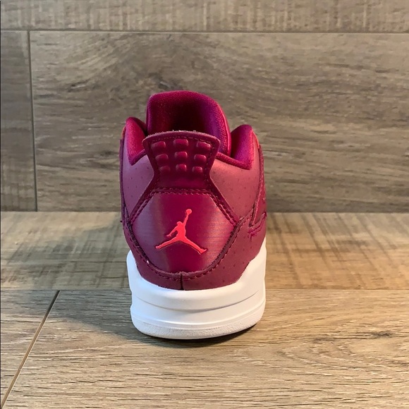 Jordan 4 Retro (TD) True Berry / Rush Pink - White - Picture 4 of 5